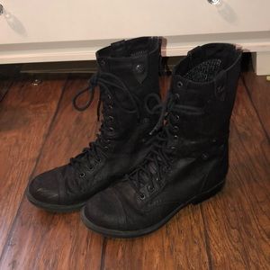 Black Combat Boots